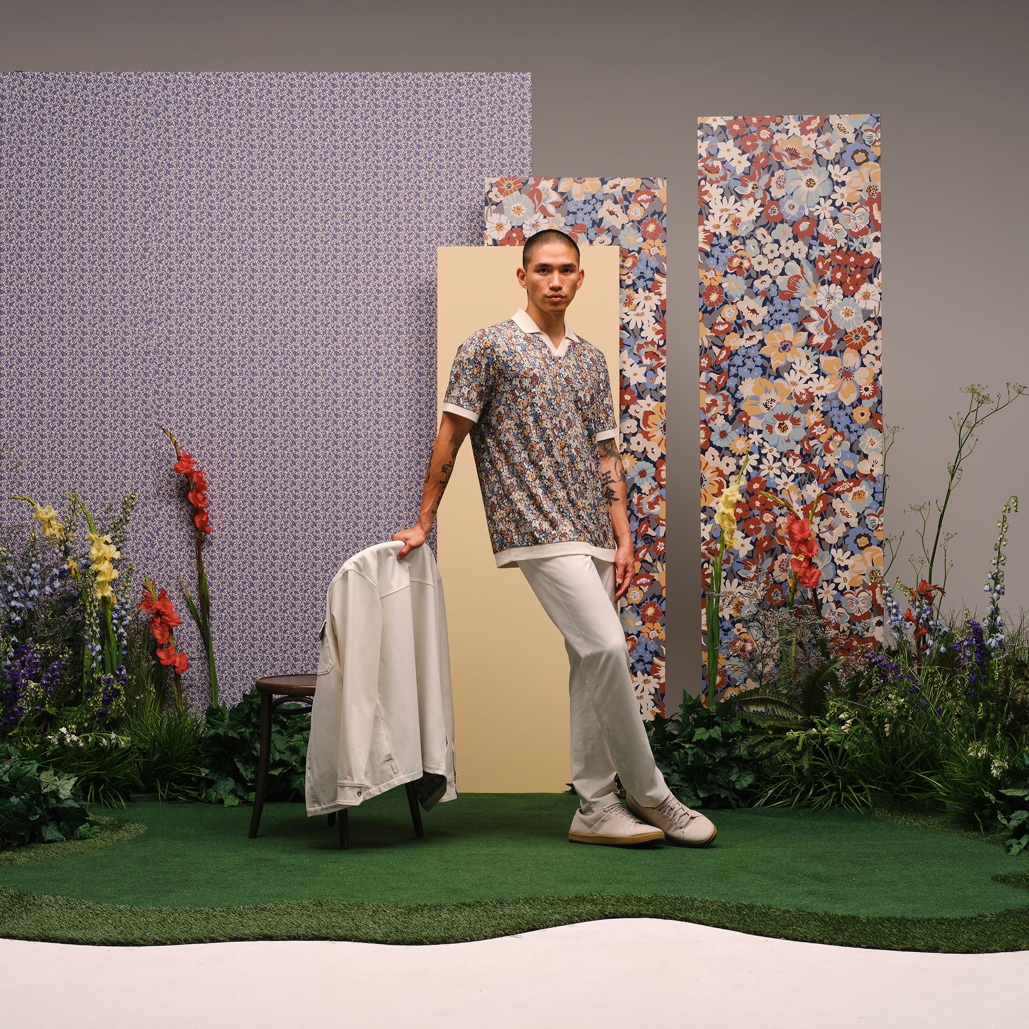 TravisMathew X Liberty London Men's Stretchknit Golf Pant product image