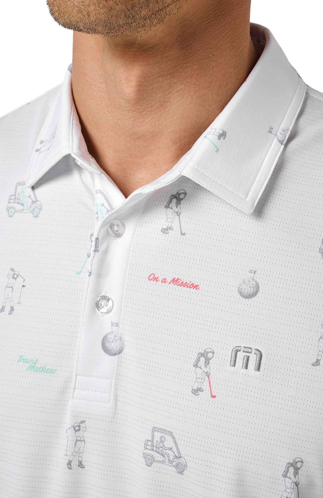 TravisMathew Men's On A Mission Golf Polo product image