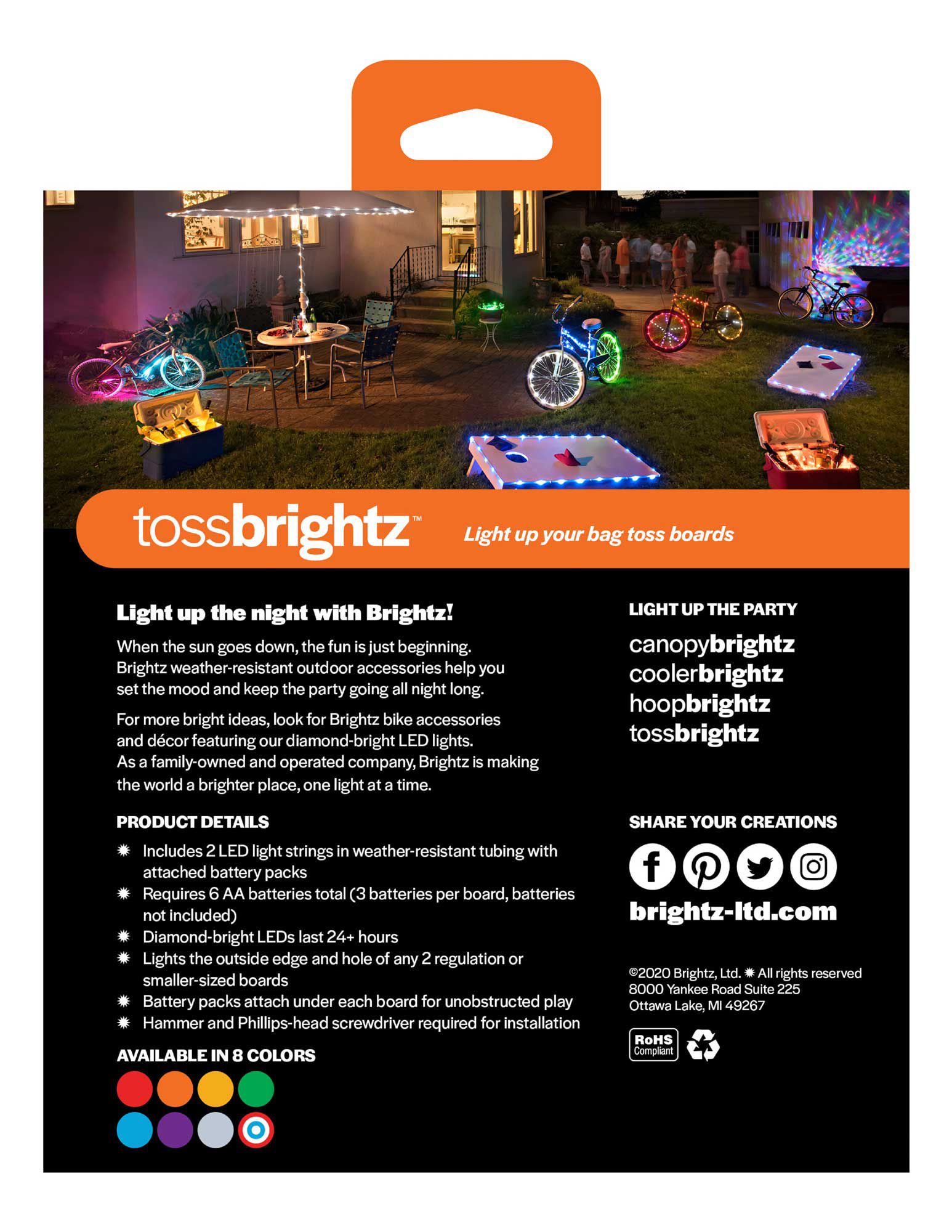 Brightz Cornhole Board Lights product image