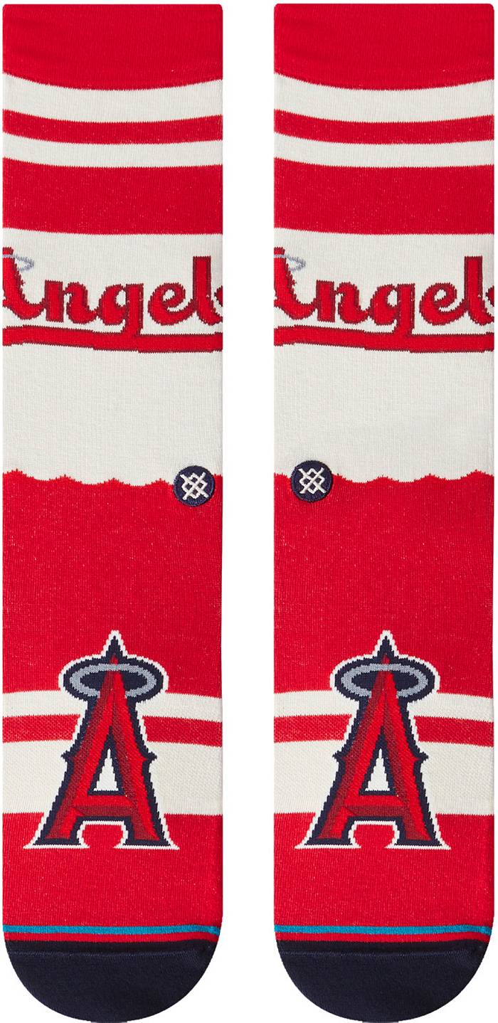 Stance|Los Angeles Angels Landmark Crew Socks|Red|L