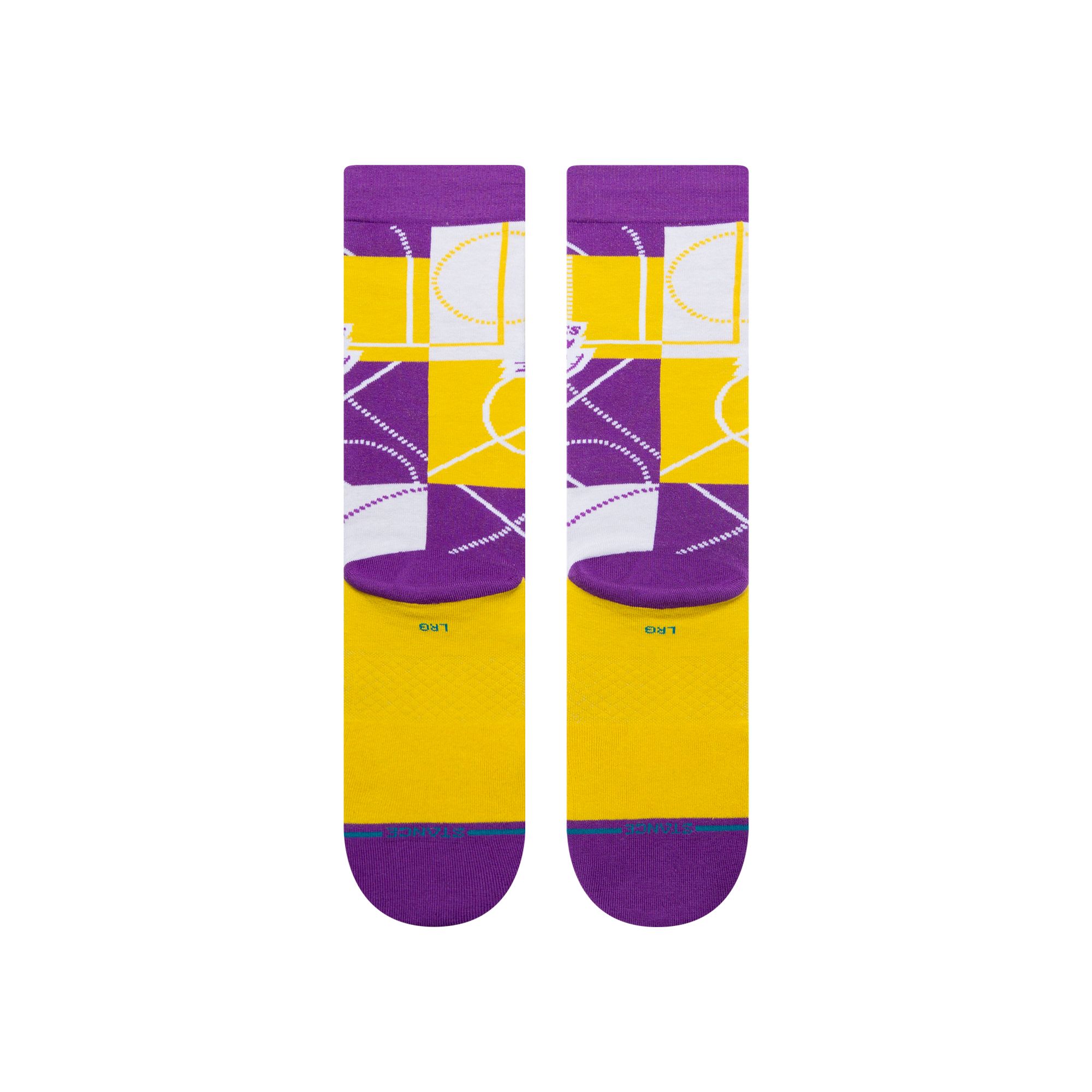 Stance Adult Los Angeles Lakers Zone Socks