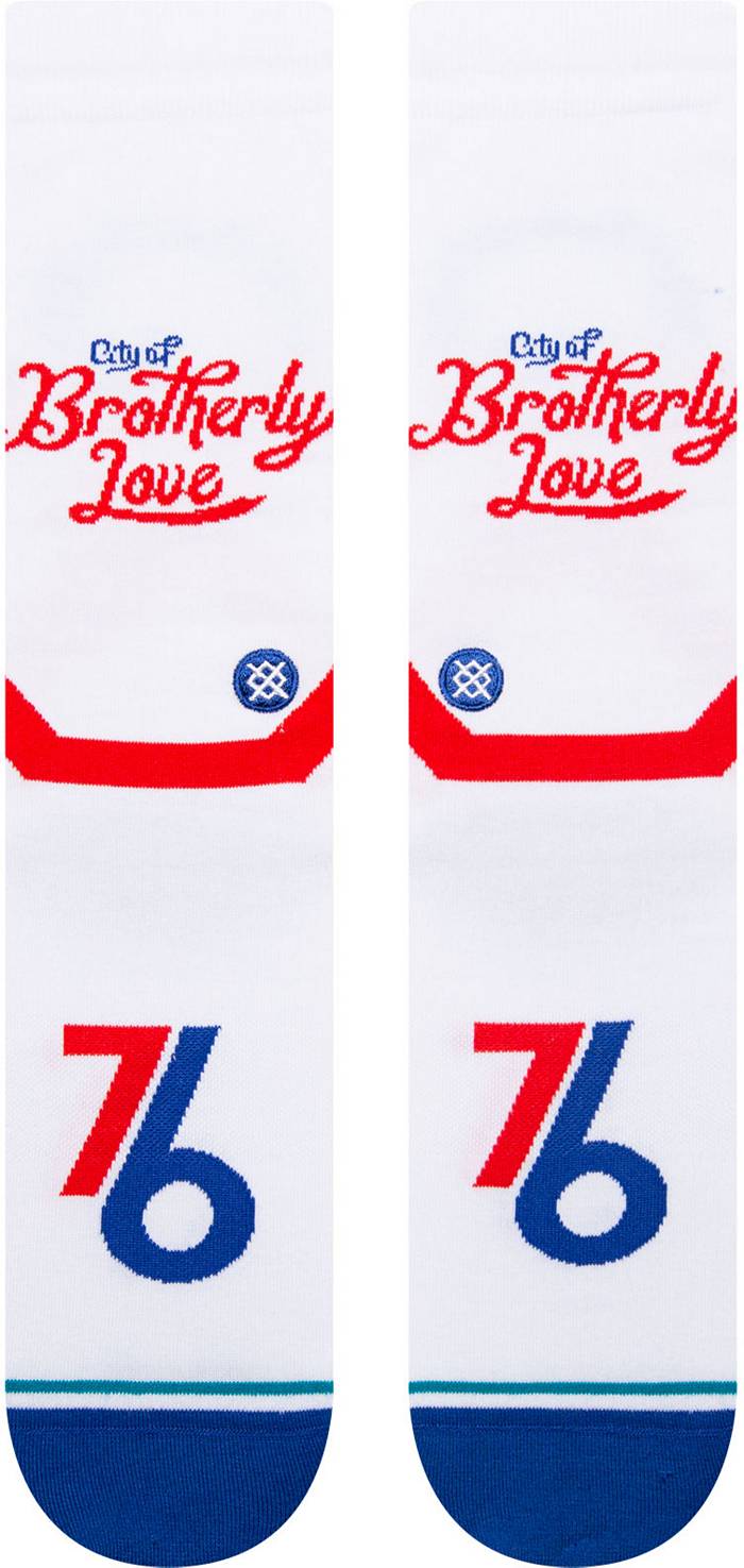 NBA Philadelphia 76ers Stance City Edition Crew Socks - Just