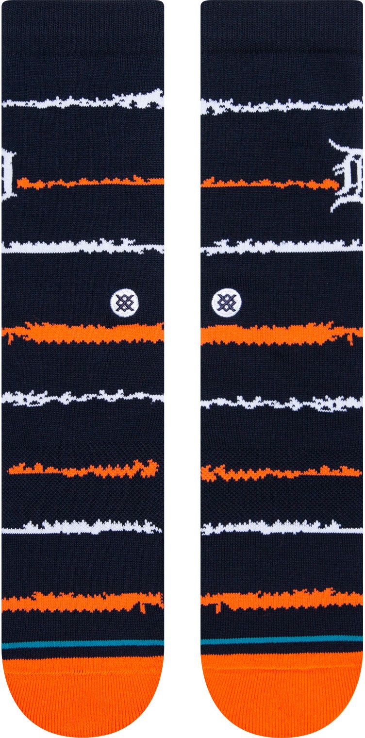 Stance Detroit Tigers Dark Blue Chalk Crew Sock