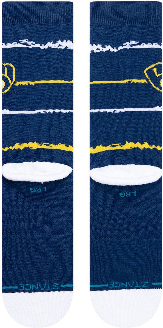 Stance Milwaukee Brewers Navy Chalk Crew Sock product image