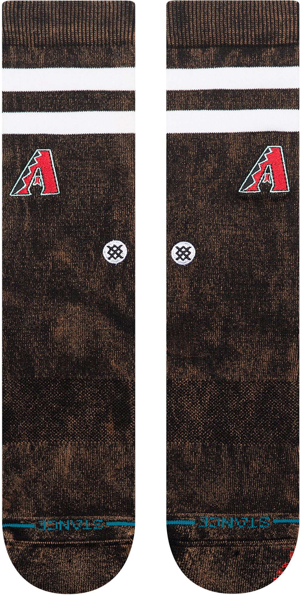 Stance Adult Arizona Diamondbacks Black Rotation Crest Crew Socks product image