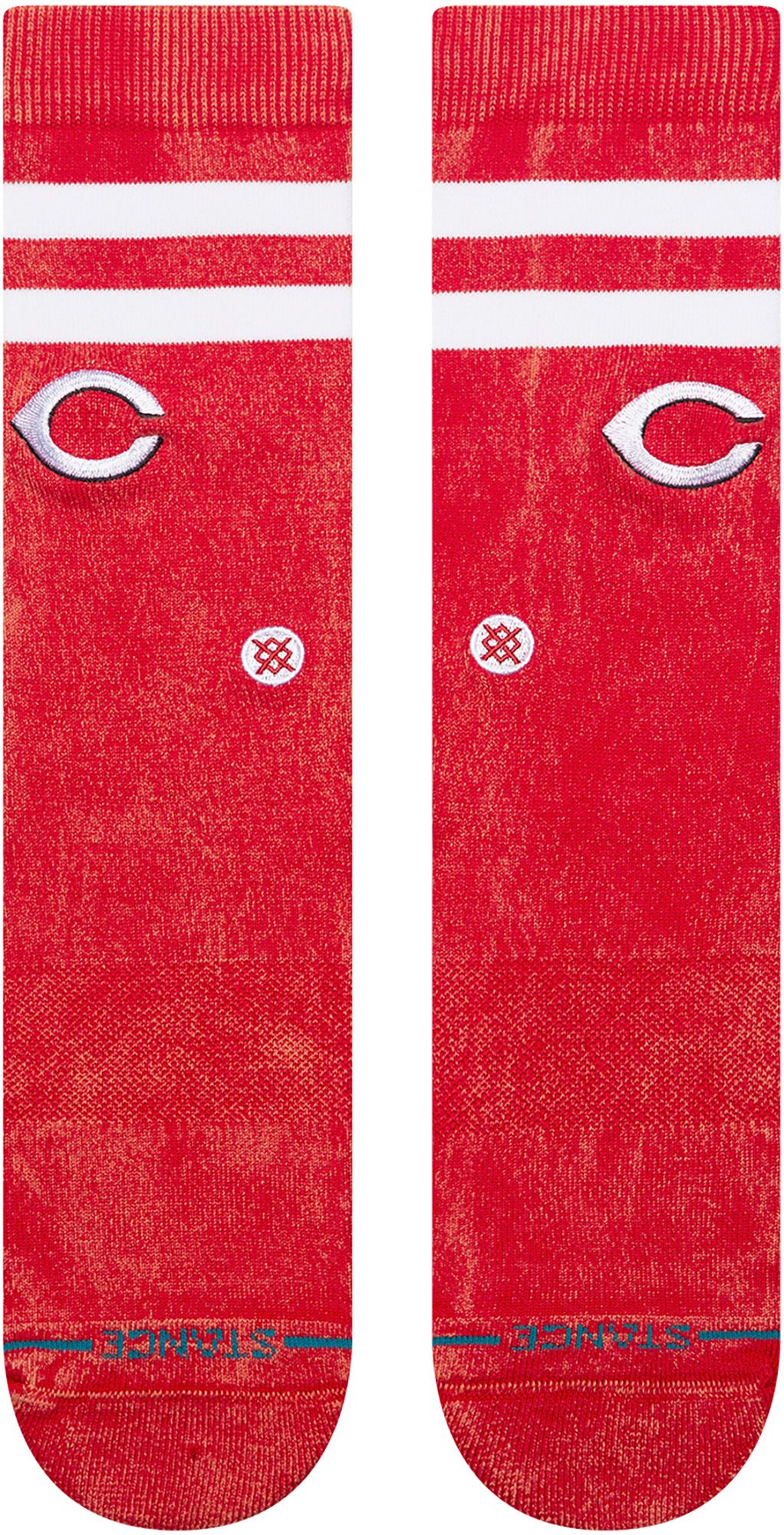 Stance Adult Cincinnati Reds Red Rotation Crest Crew Socks product image