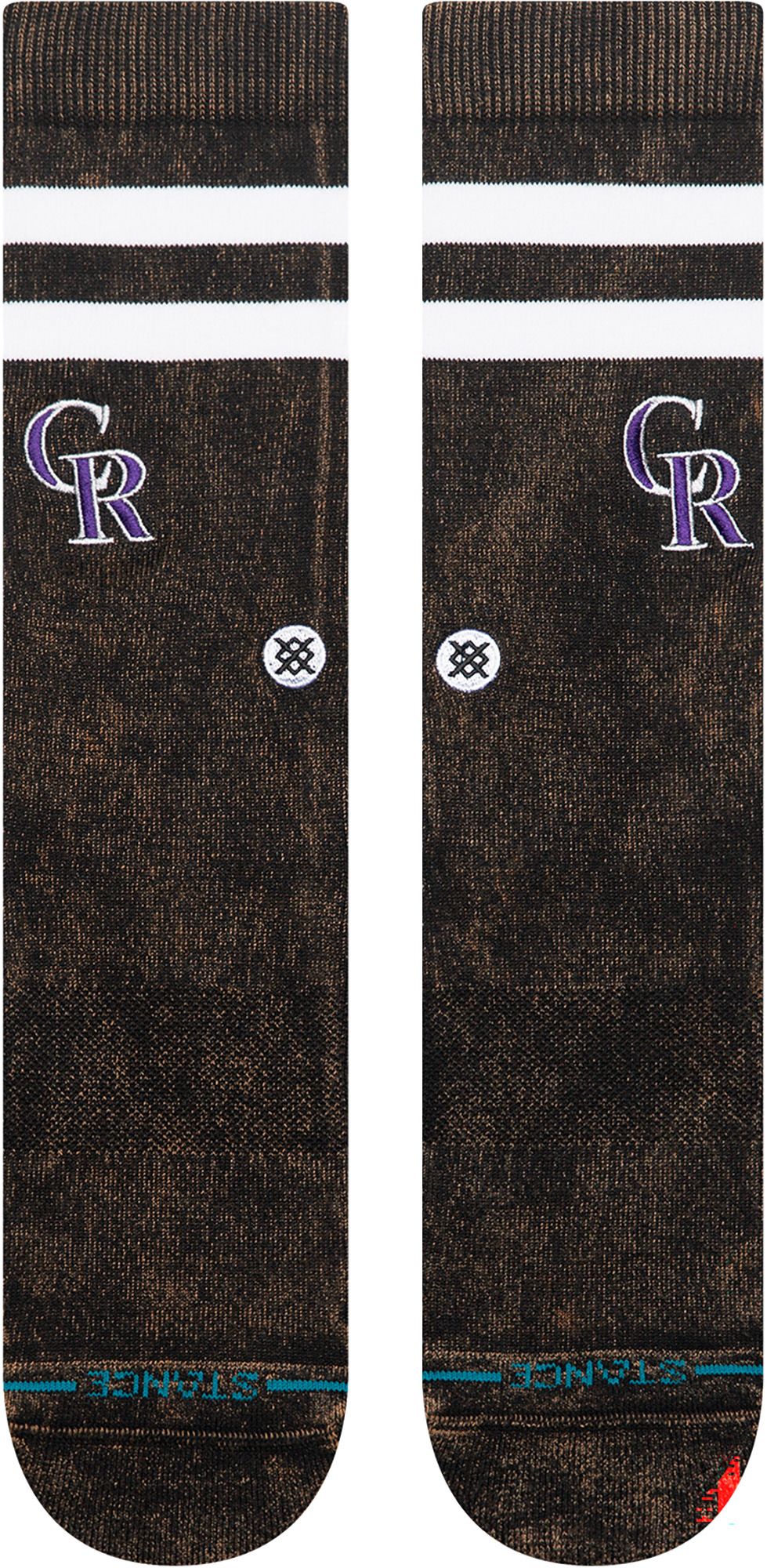 Stance Adult Colorado Rockies Black Rotation Crest Crew Socks product image