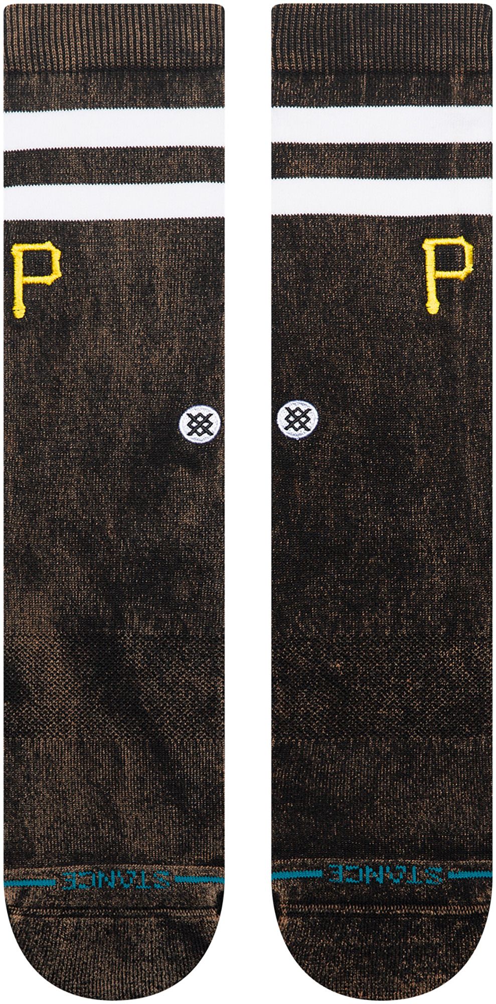 Stance Adult Pittsburgh Pirates Black Rotation Crest Crew Socks product image