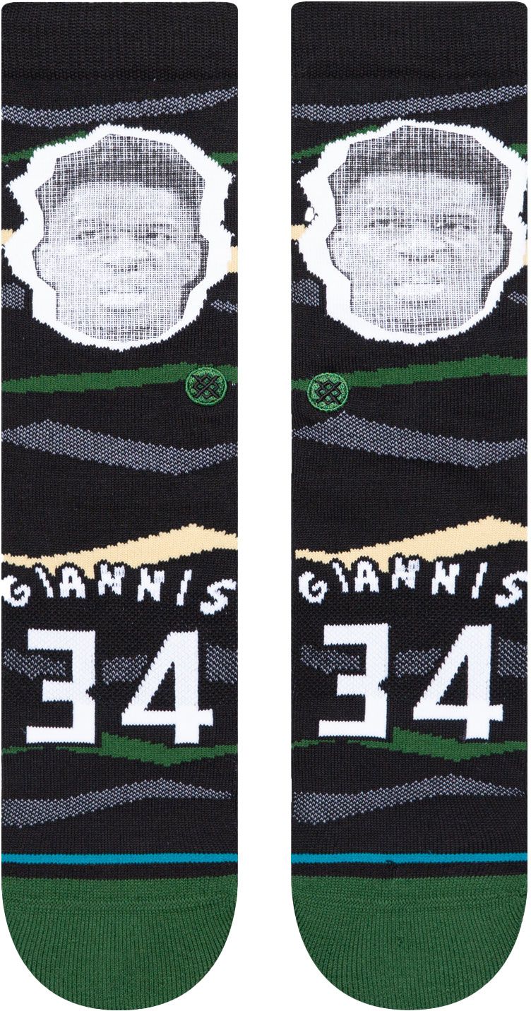 Stance Adult Milwaukee Bucks Faxed Giannis Antetokounmpo Socks