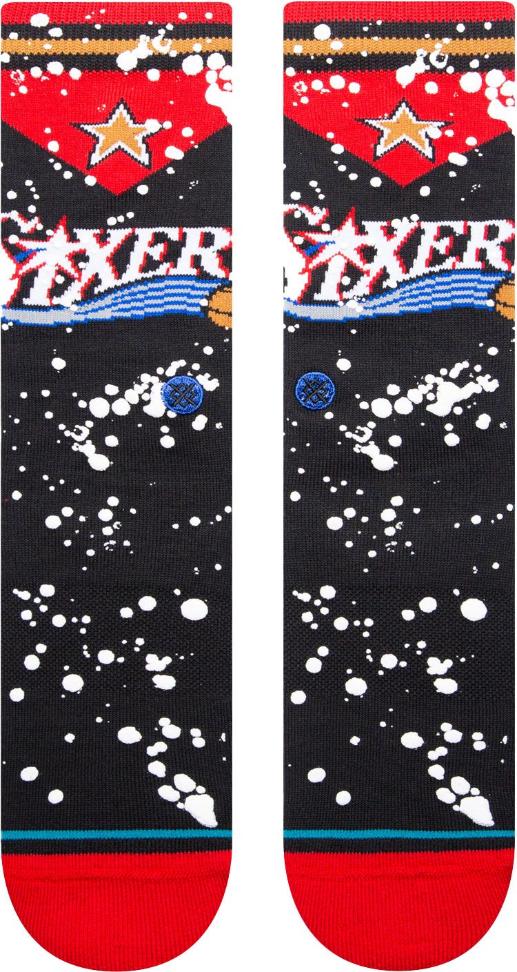 Stance Adult Philadelphia 76ers Overspray Socks