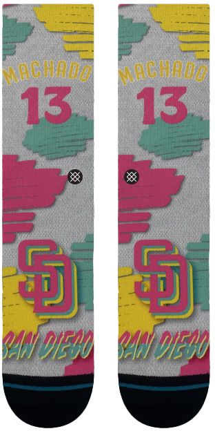 Stance San Diego Padres 2024 City Connect Jersey Crew Sock product image