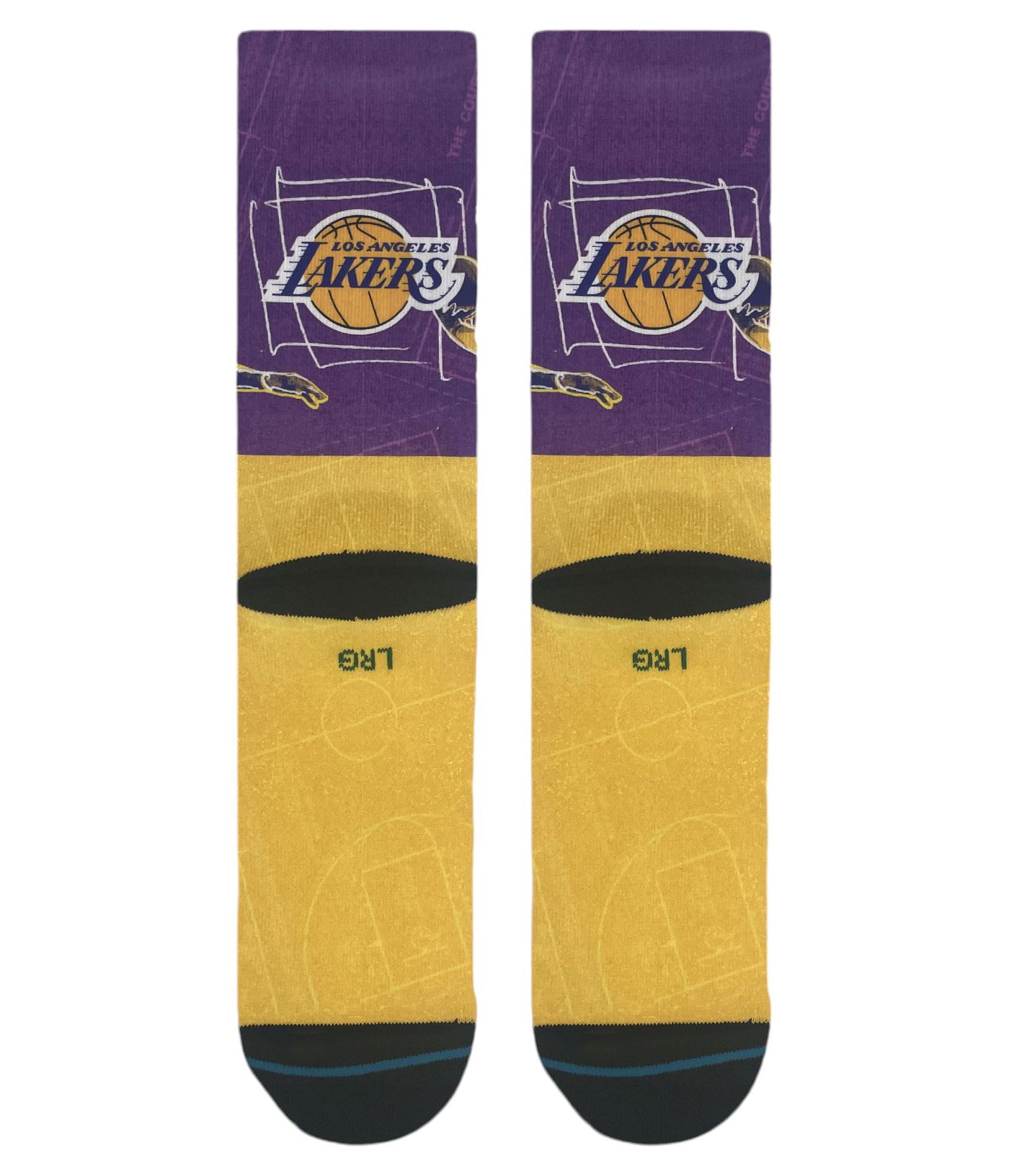 Stance Adult Los Angeles Lakers LeBron James Pasted Socks
