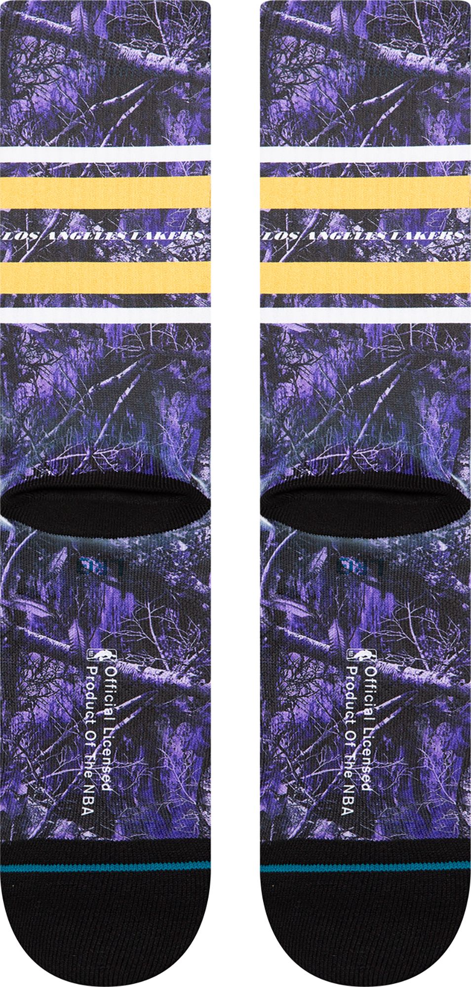 Stance Adult Los Angeles Lakers Camo Trees Crew Socks product image