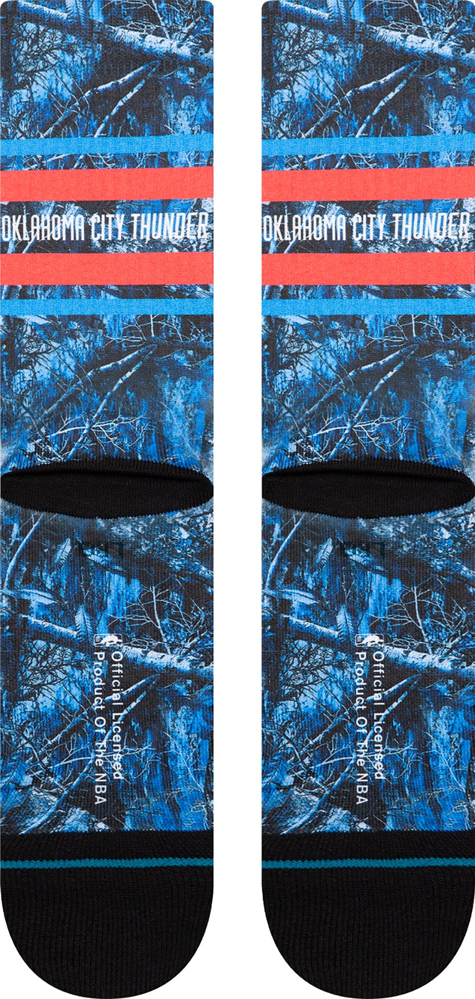 Stance Adult Oklahoma City Thunder Camo Trees Crew Socks product image