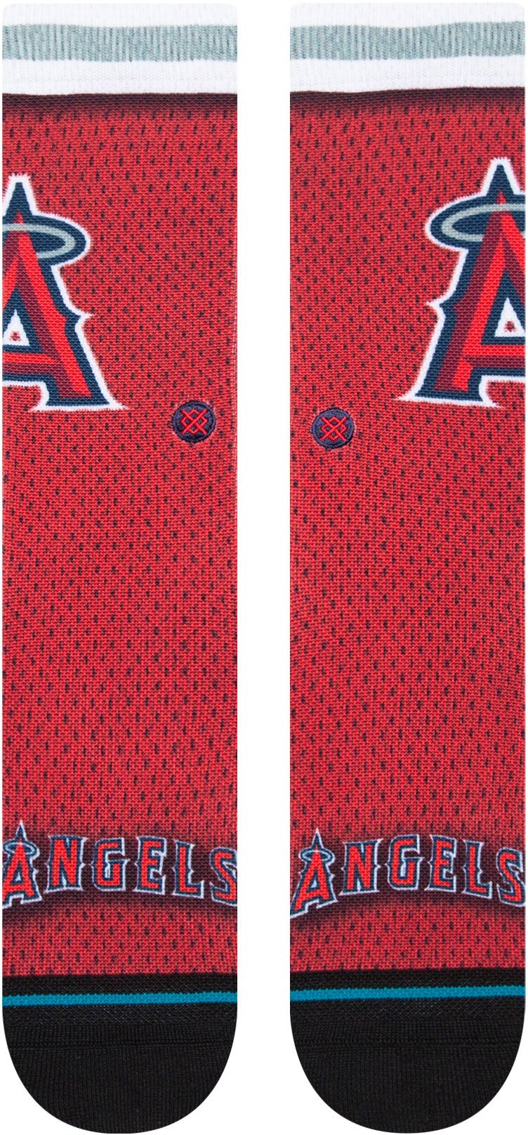 Stance Los Angeles Angels Red Batting Practice Jersey Sock product image