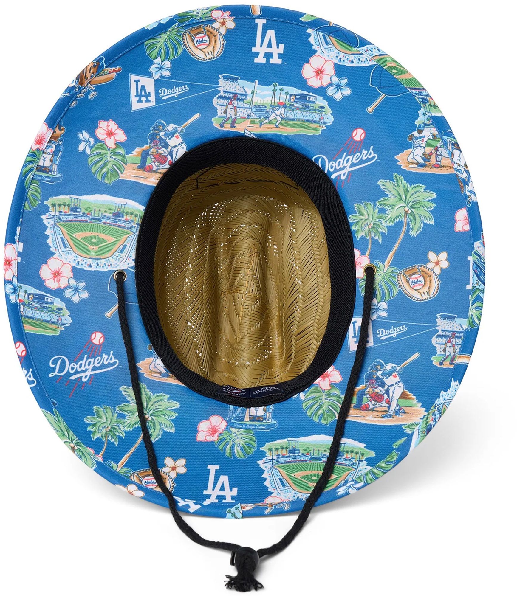 Reyn Spooner Adult Los Angeles Dodgers Tan Scenic Straw Hat product image