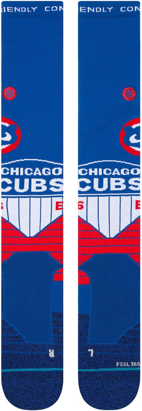 Stance Chicago Cubs Royal Cubby Bear Over the Calf Sock