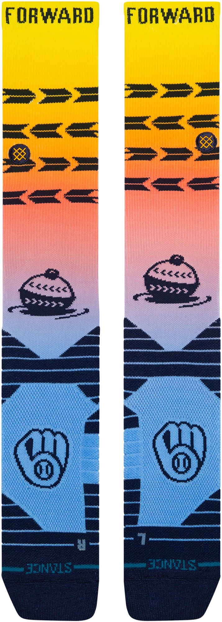 Stance Adult Milwaukee Brewers City Connect Crew Socks product image