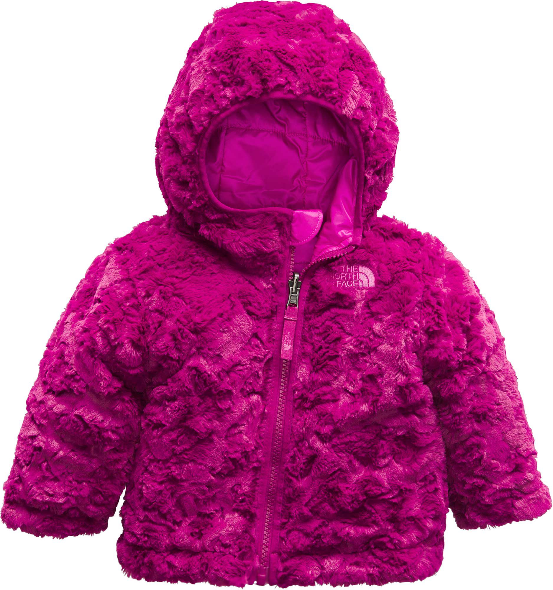 north face infant reversible mossbud swirl hoodie