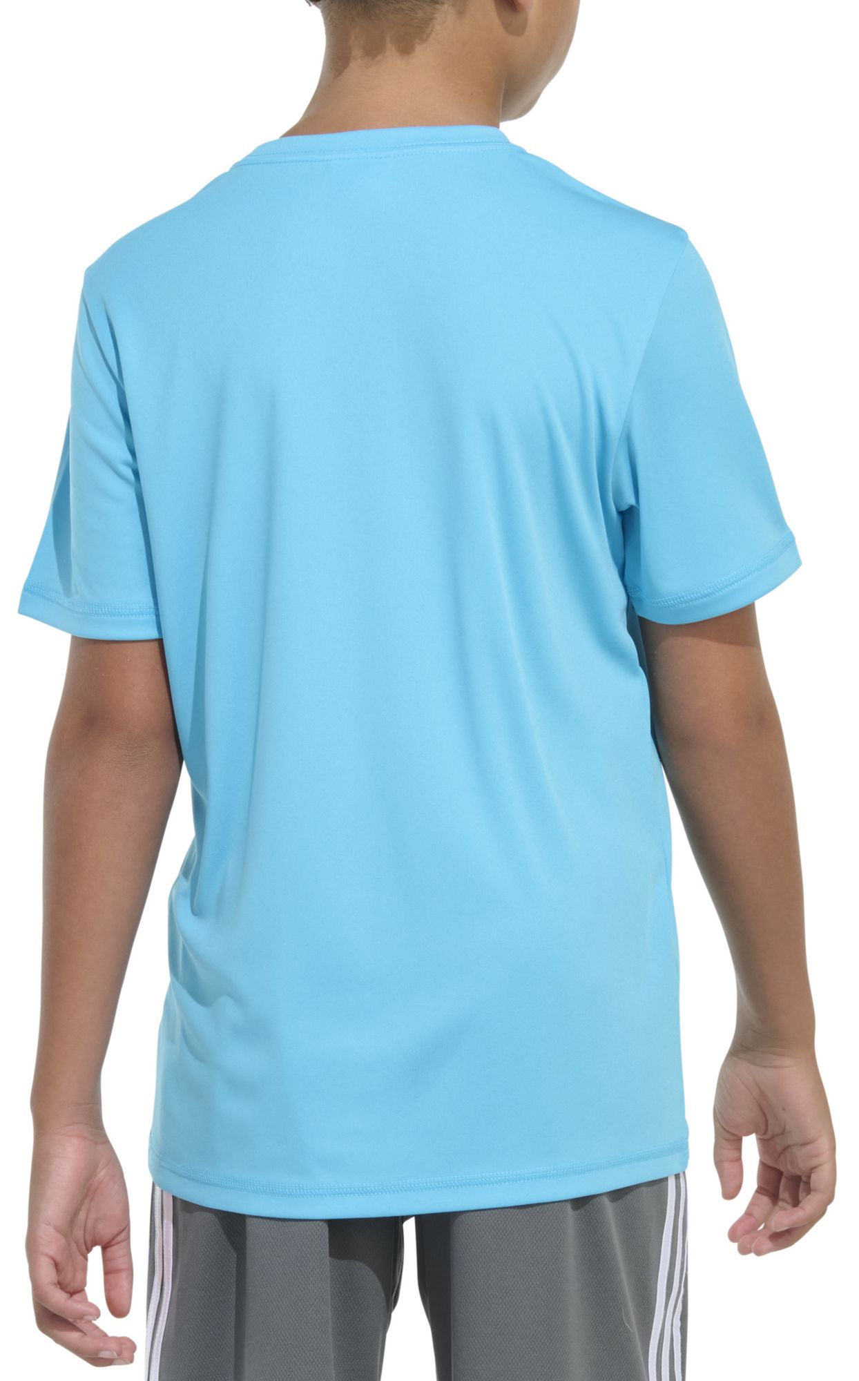 adidas Boys' Gradient Logo Poly T-Shirt product image