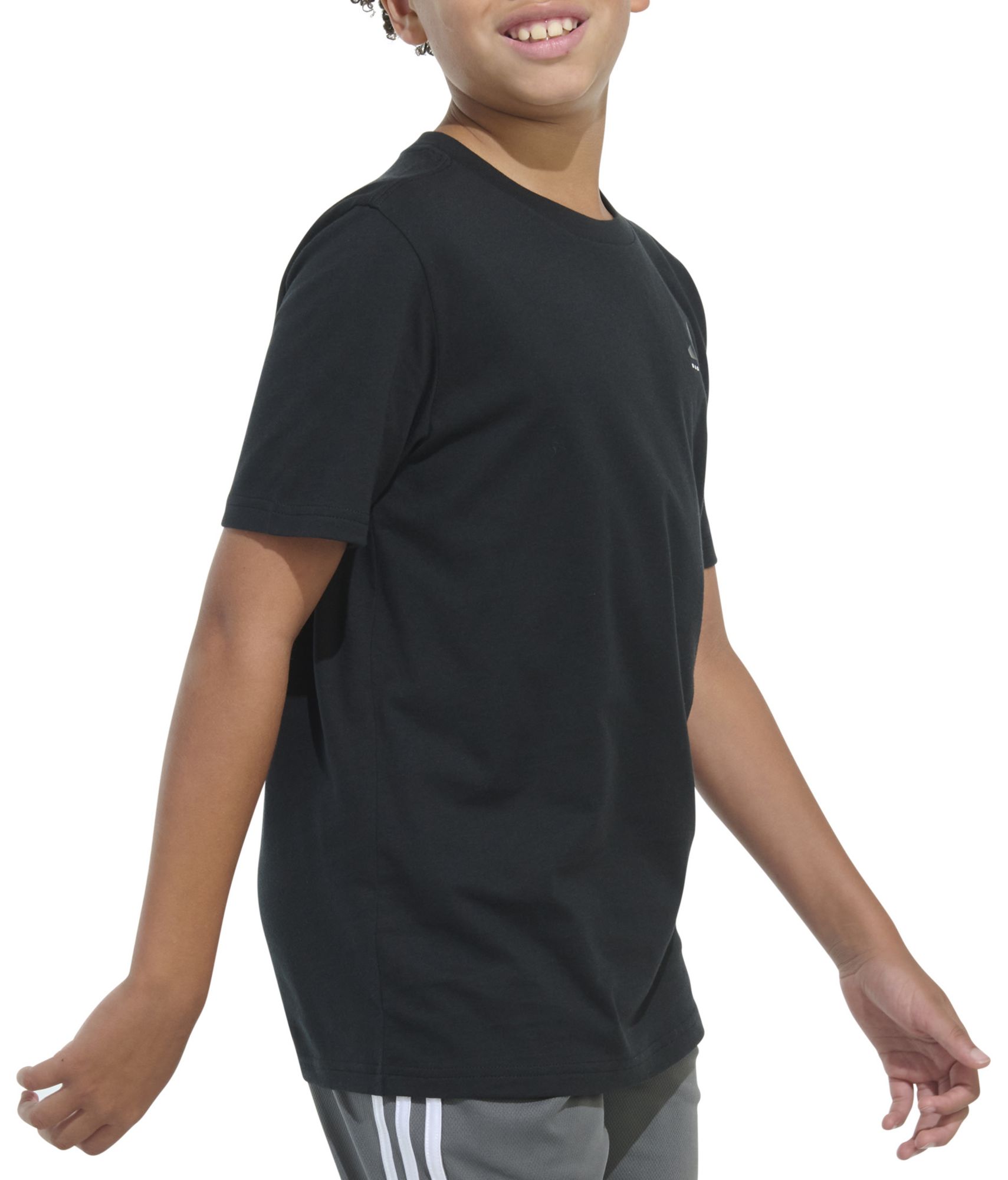 adidas Boys' Distorted Lineage Basketball T-Shirt product image