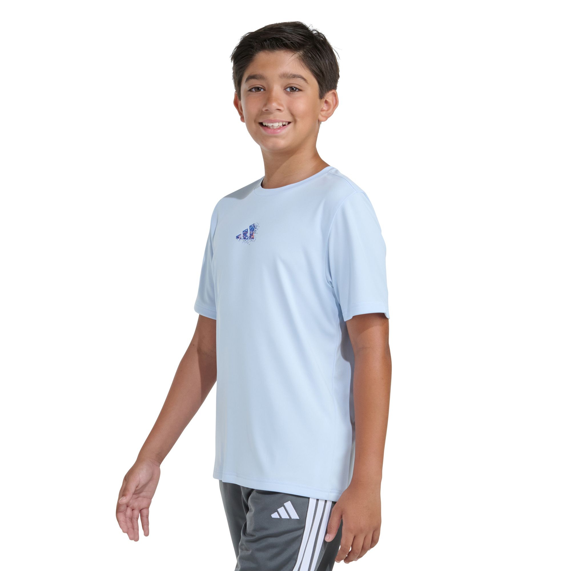 adidas Boys' Spray Gradient Poly Tee product image