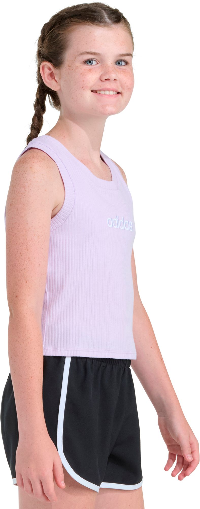 adidas Girls' Sleeveless Rib Tank Top product image