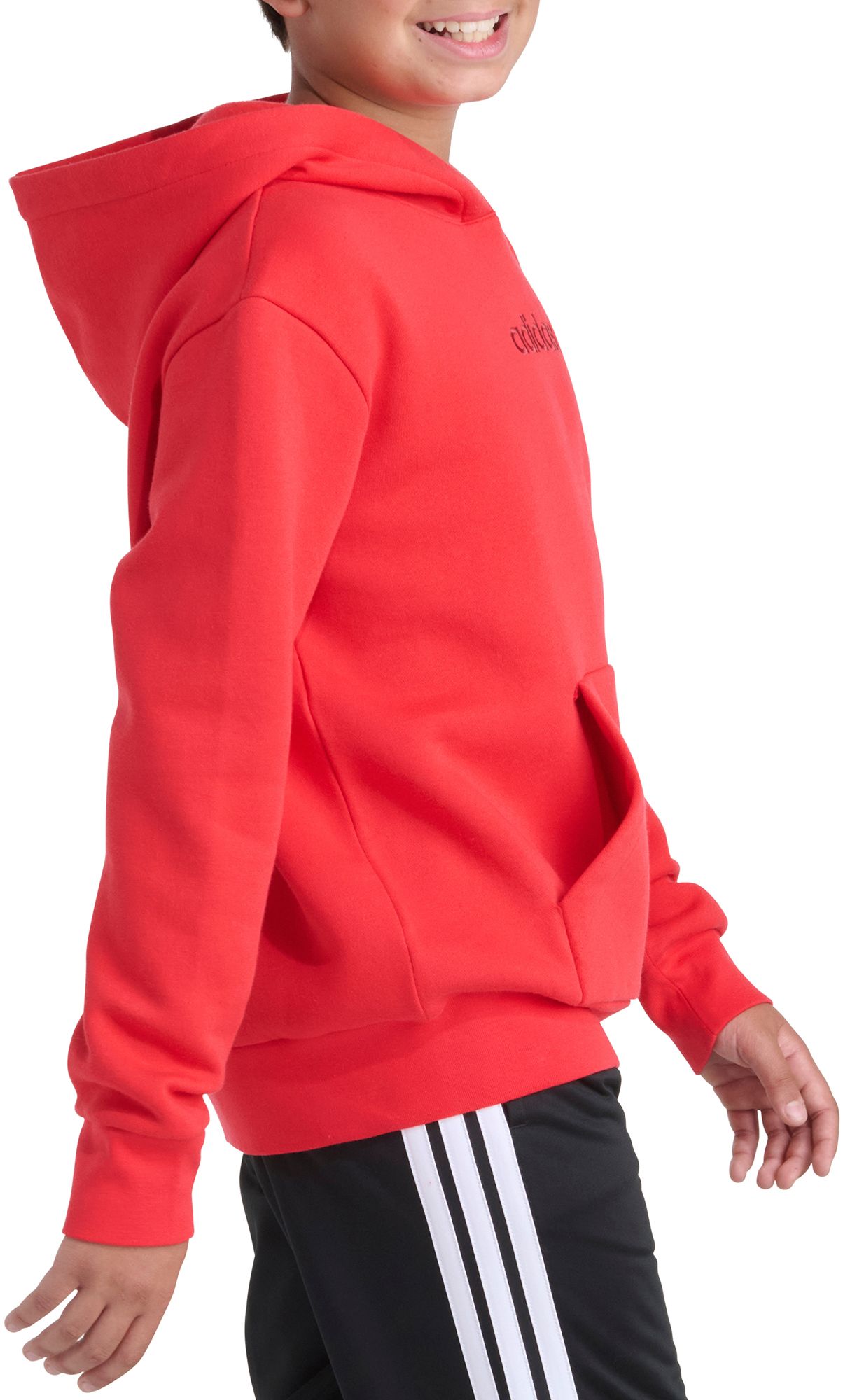 adidas Boys' Essential Linear Fleece Pullover Hoodie product image