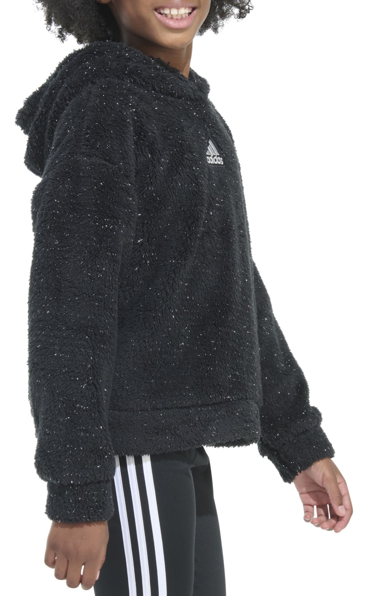 Fuzzy adidas hoodie on sale