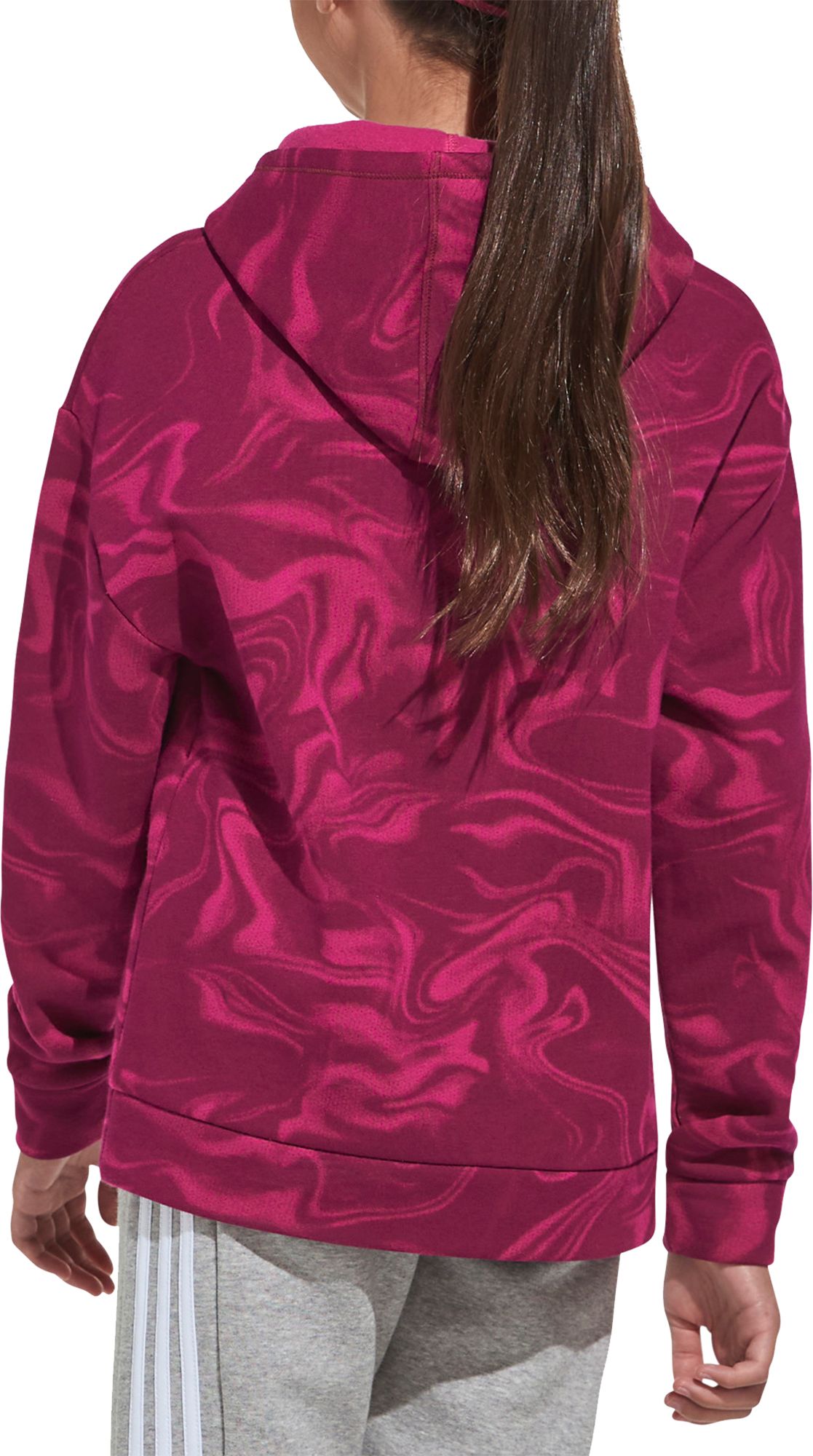 adidas marble print hoodie