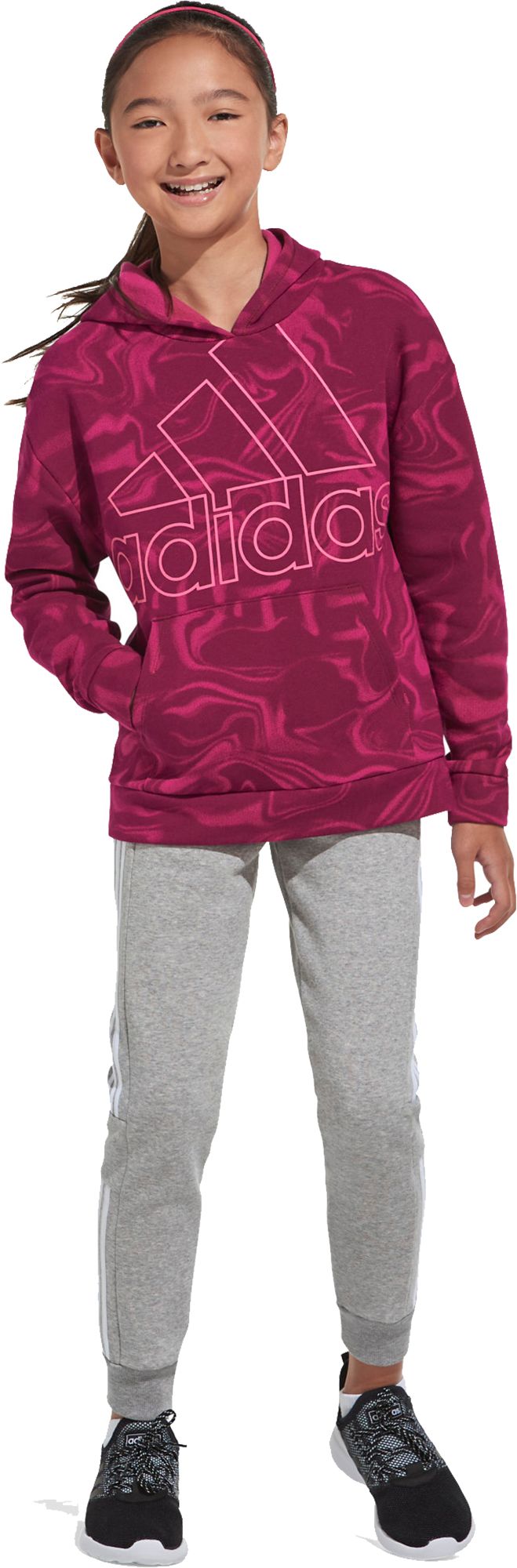 adidas marble print hoodie