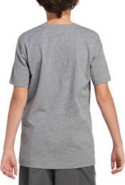adidas Boys' Short Sleeve Camo Badge Of Sport Heathered T-Shirt product image