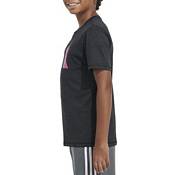 adidas Short Sleeve Iconic Poly Mélange T-Shirt product image