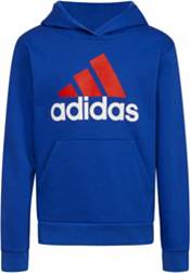Adidas Boys' Long Sleeve Essential Fleece Hoodie Pullover product image