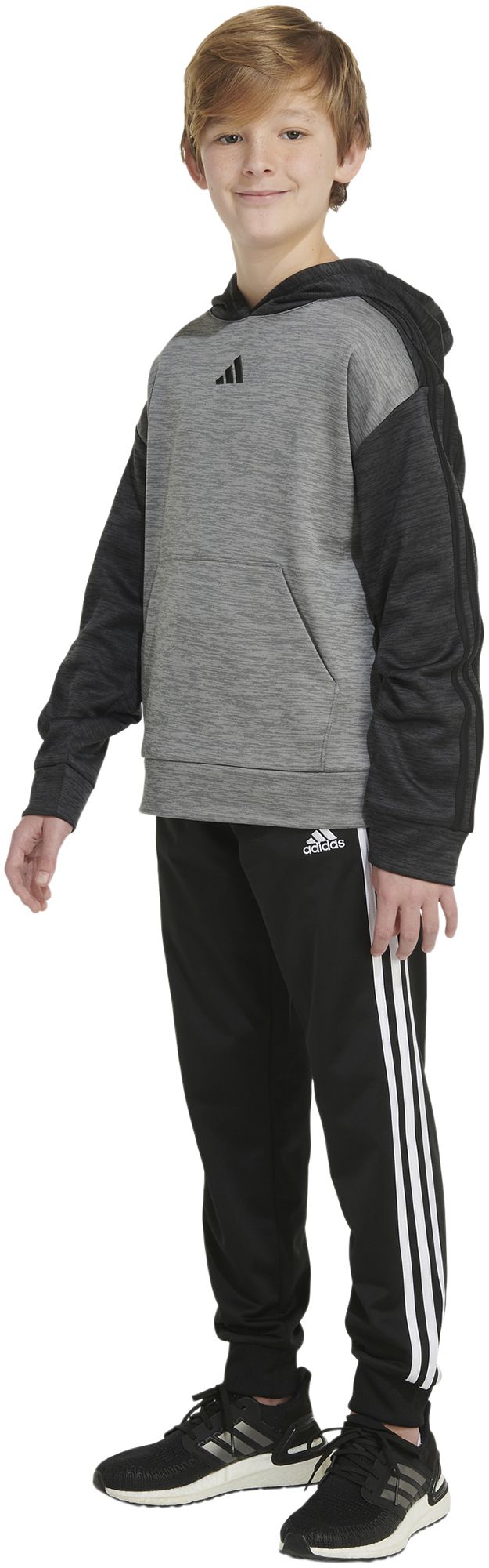adidas Boys' Game & Go Melange Hoodie product image