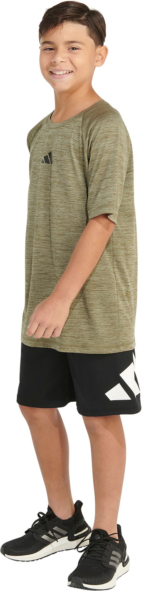 adidas Boys' AEROREADY Essential Mélange T-Shirt