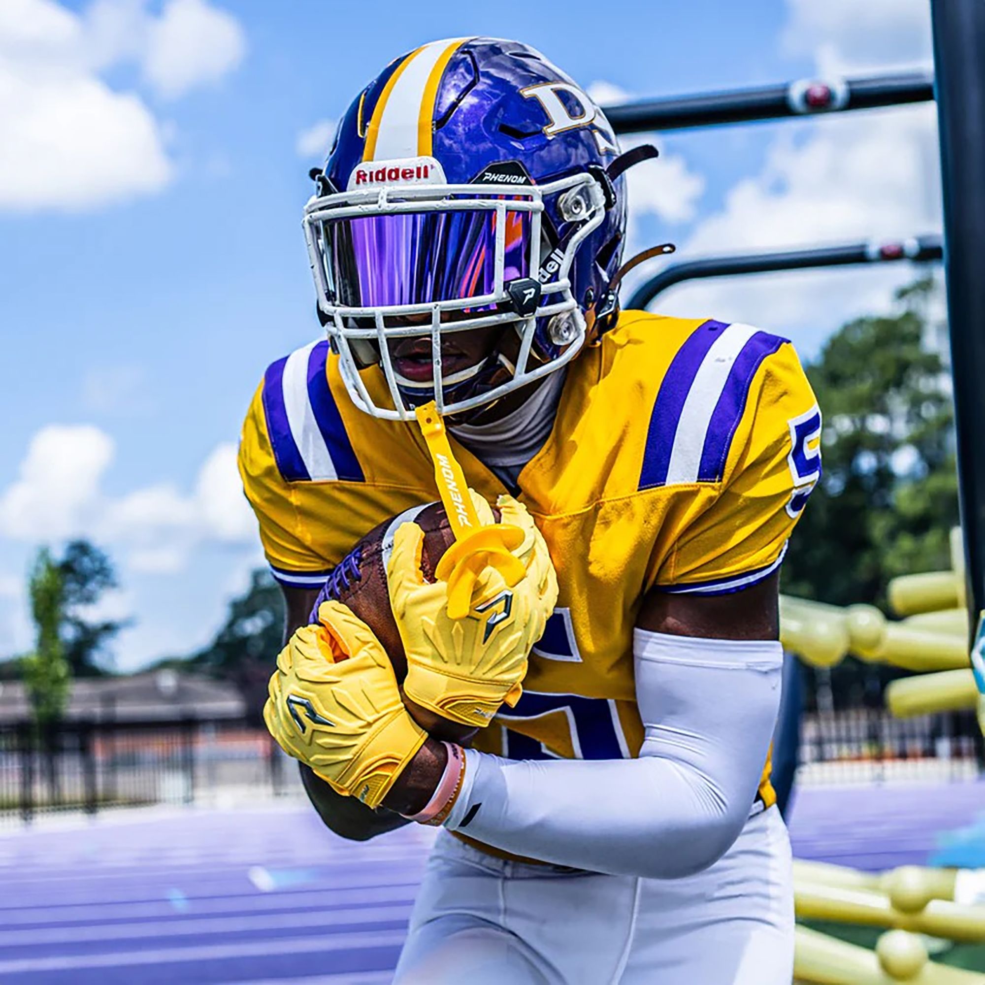 Phenom Elite Adult Quantum Fierce Padded Football Gloves product image