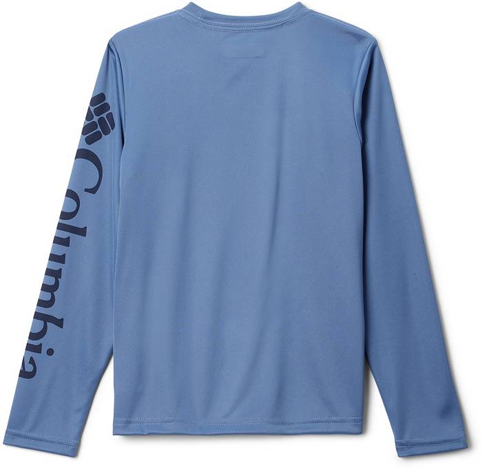 Columbia Boys' Terminal Tackle Long Sleeve T-Shirt - XS - BlueNavy
