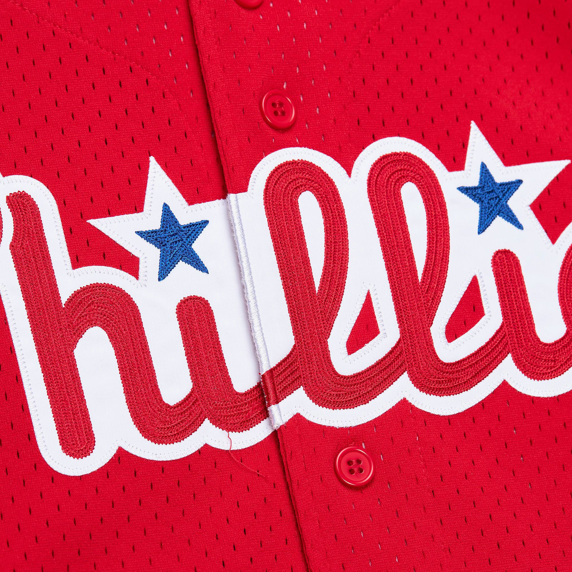 Mitchell & Ness Men's John Kruk #29 University Red Cooperstown Alternate Mesh Batting Practice Jersey product image