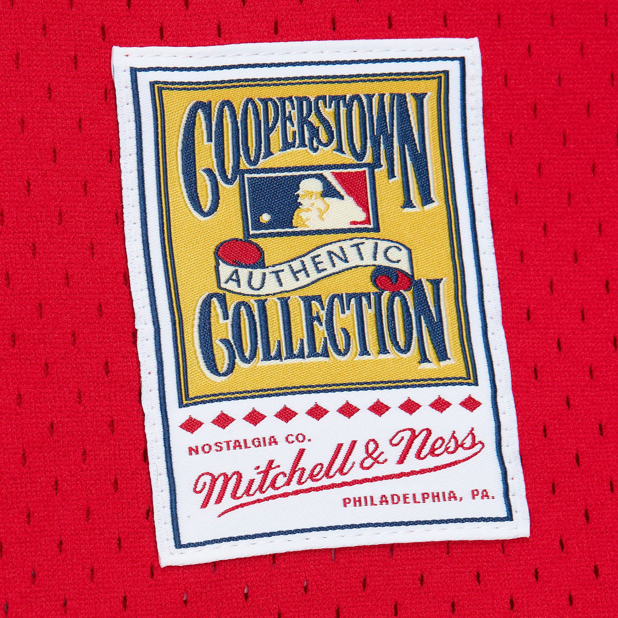 Mitchell & Ness Men's John Kruk #29 University Red Cooperstown Alternate Mesh Batting Practice Jersey product image