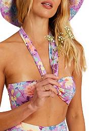 Billabong x The Salty Blonde Women's Halley's Garden Wrap Halter Swimsuit product image