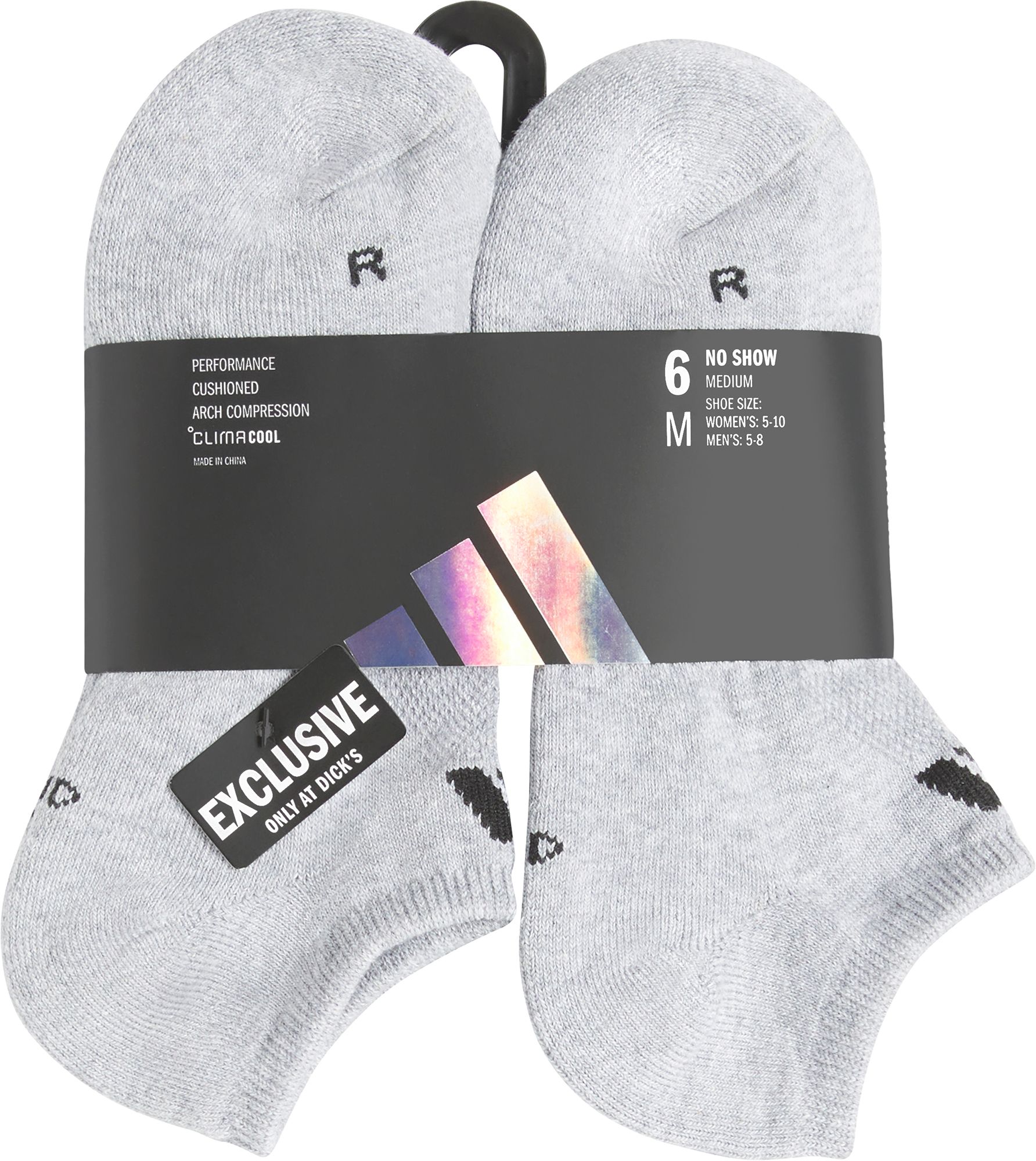 adidas Unisex Performance 6-Pack No Show Socks product image