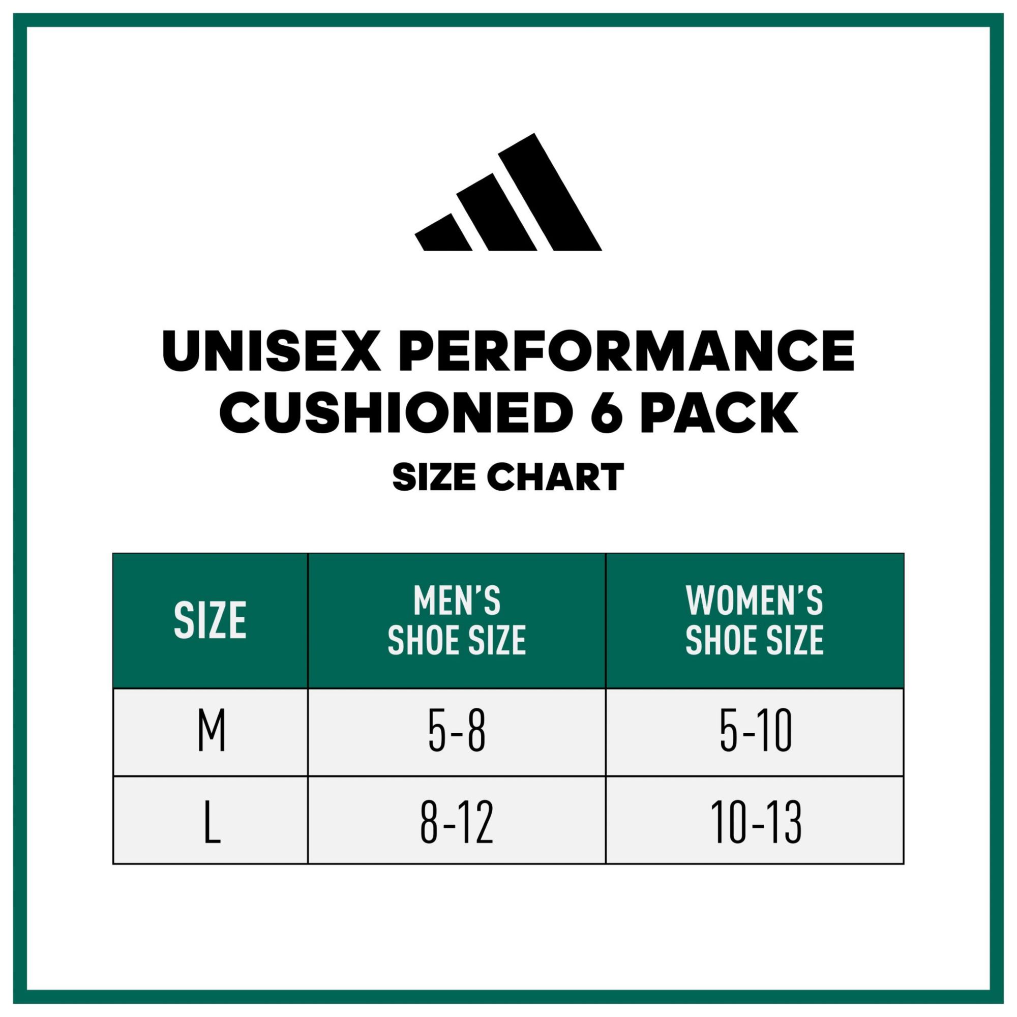 adidas Unisex Performance 6-Pack No Show Socks product image
