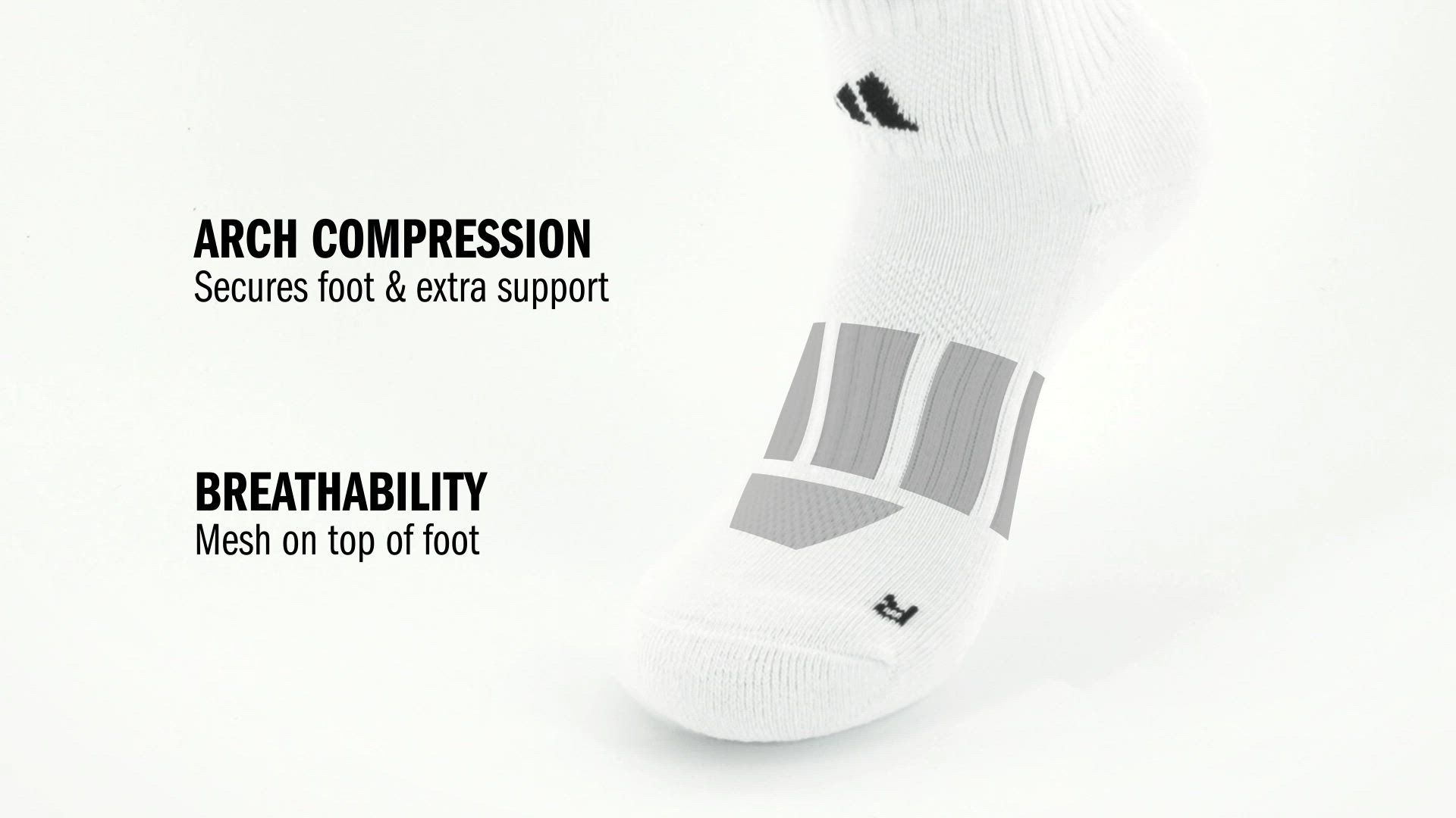 adidas Unisex Performance 6-Pack Quarter-Length Socks product