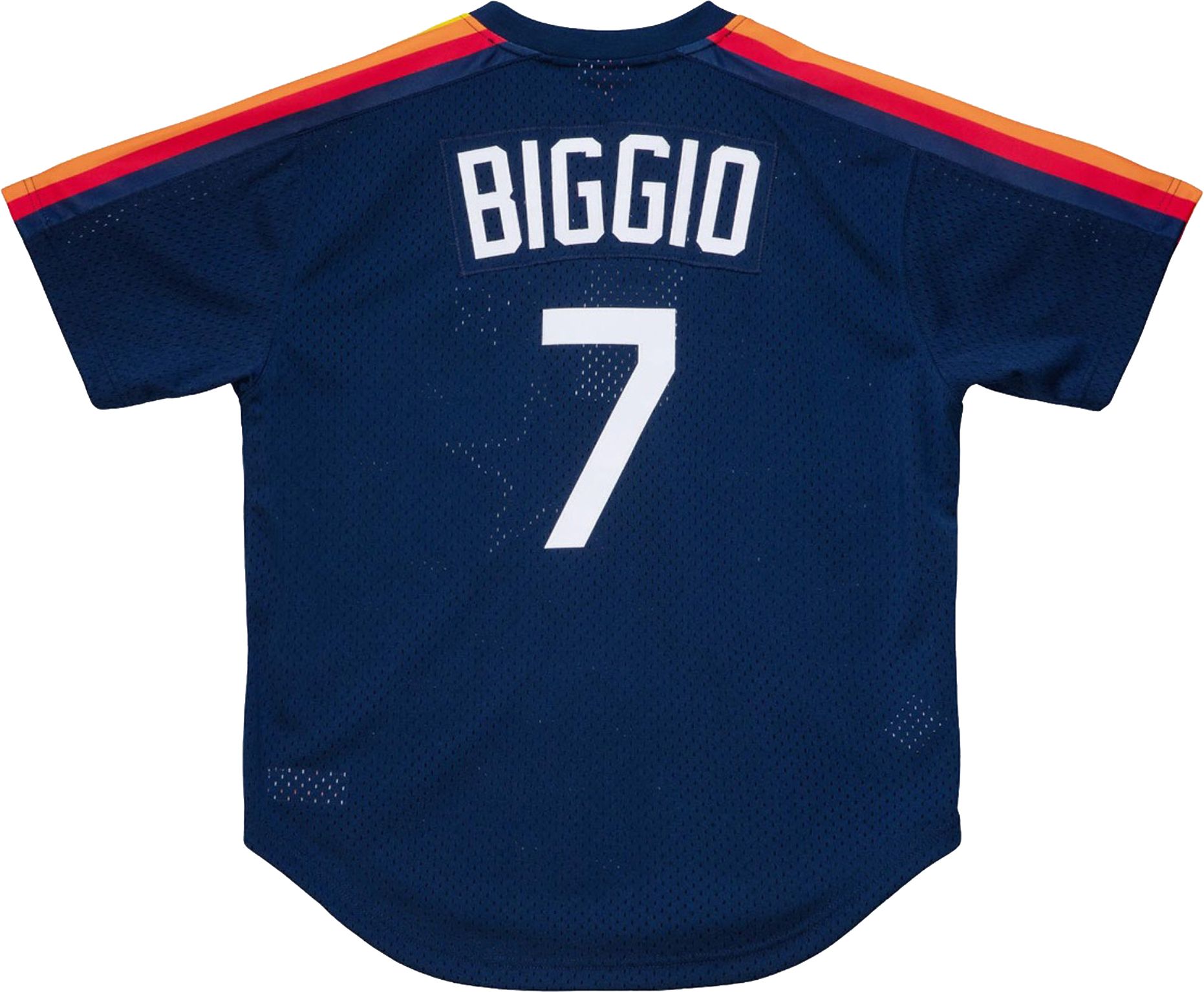 Mitchell & Ness Men's Craig Biggio #7 Blue Cooperstown Alternate Mesh Batting Practice Jersey product image