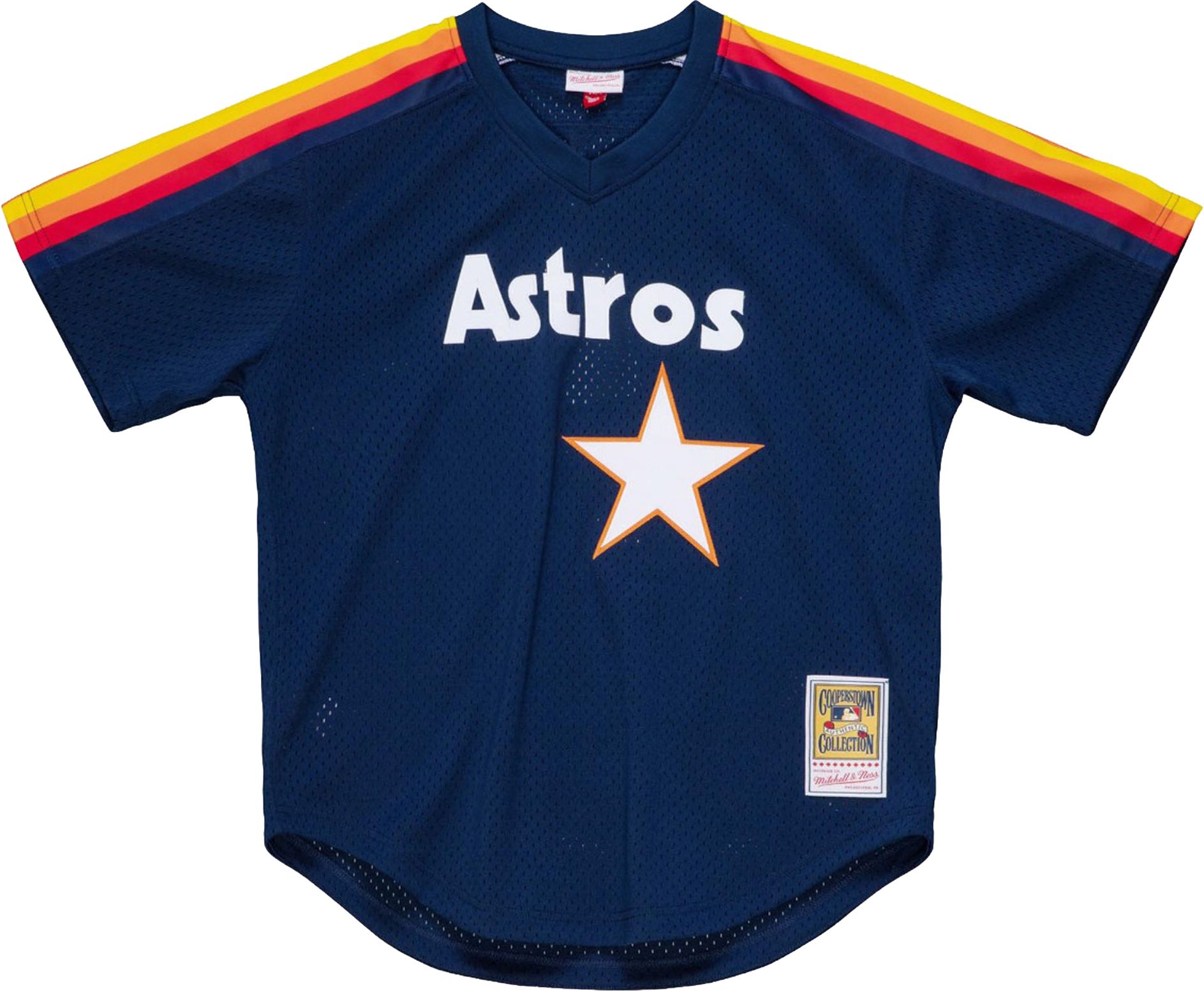 Mitchell & Ness Men's Craig Biggio #7 Blue Cooperstown Alternate Mesh Batting Practice Jersey product image
