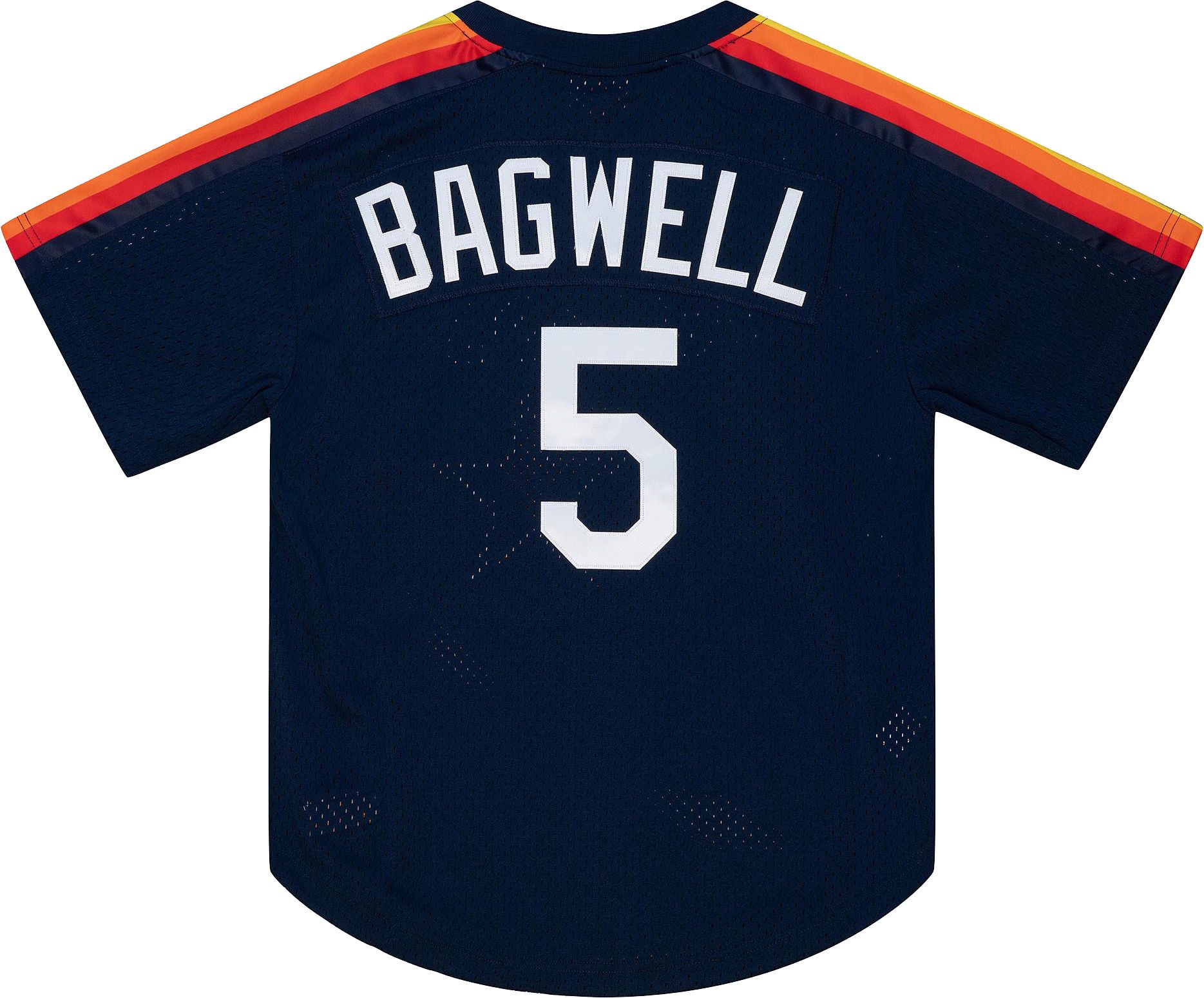 Mitchell & Ness Men's Jeff Bagwell #5 Blue Cooperstown Alternate Mesh Batting Practice Jersey product image