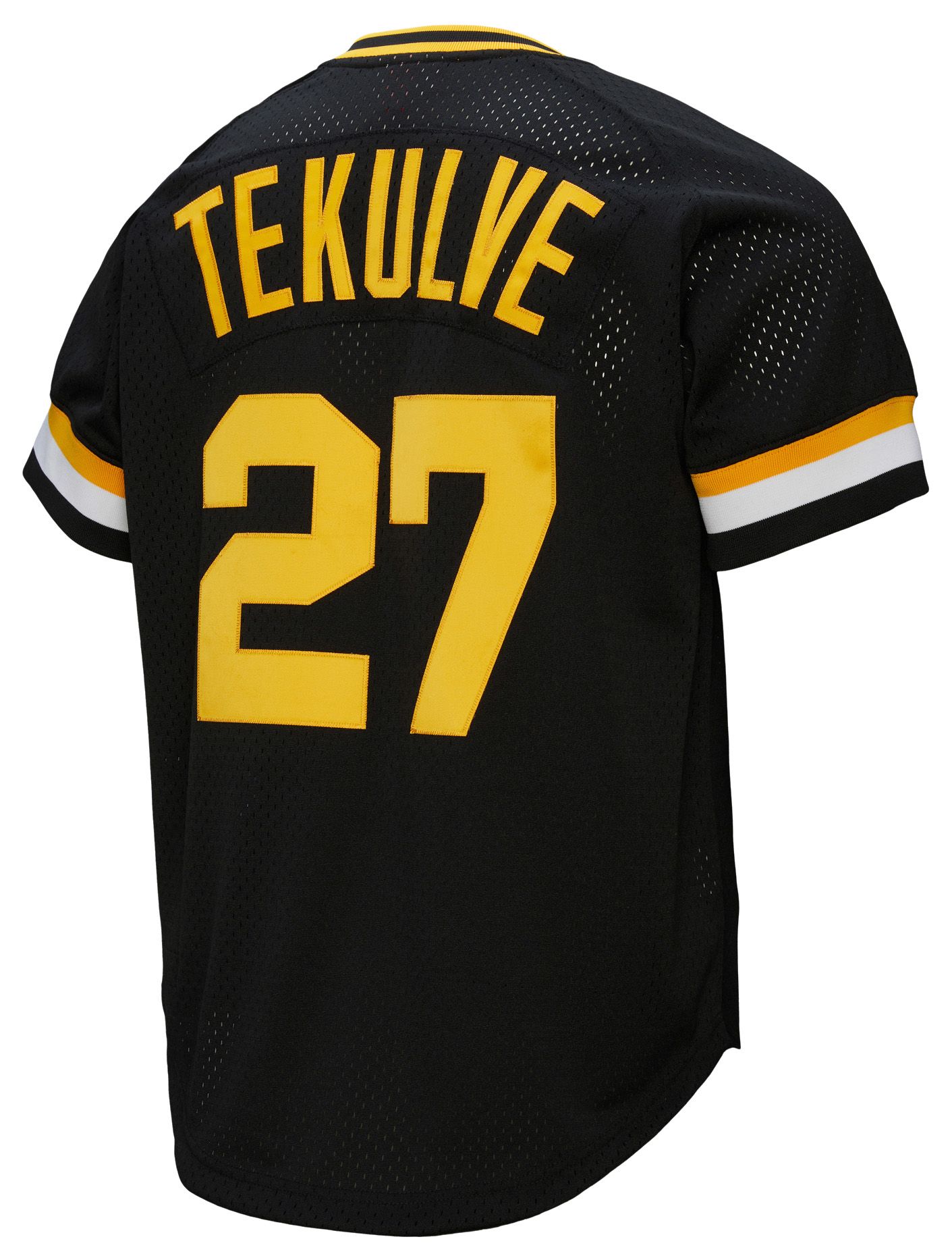 Mitchell & Ness Men's Pittsburgh Pirates Kent Tekulve #27 Black Mesh Alternate Jersey product image