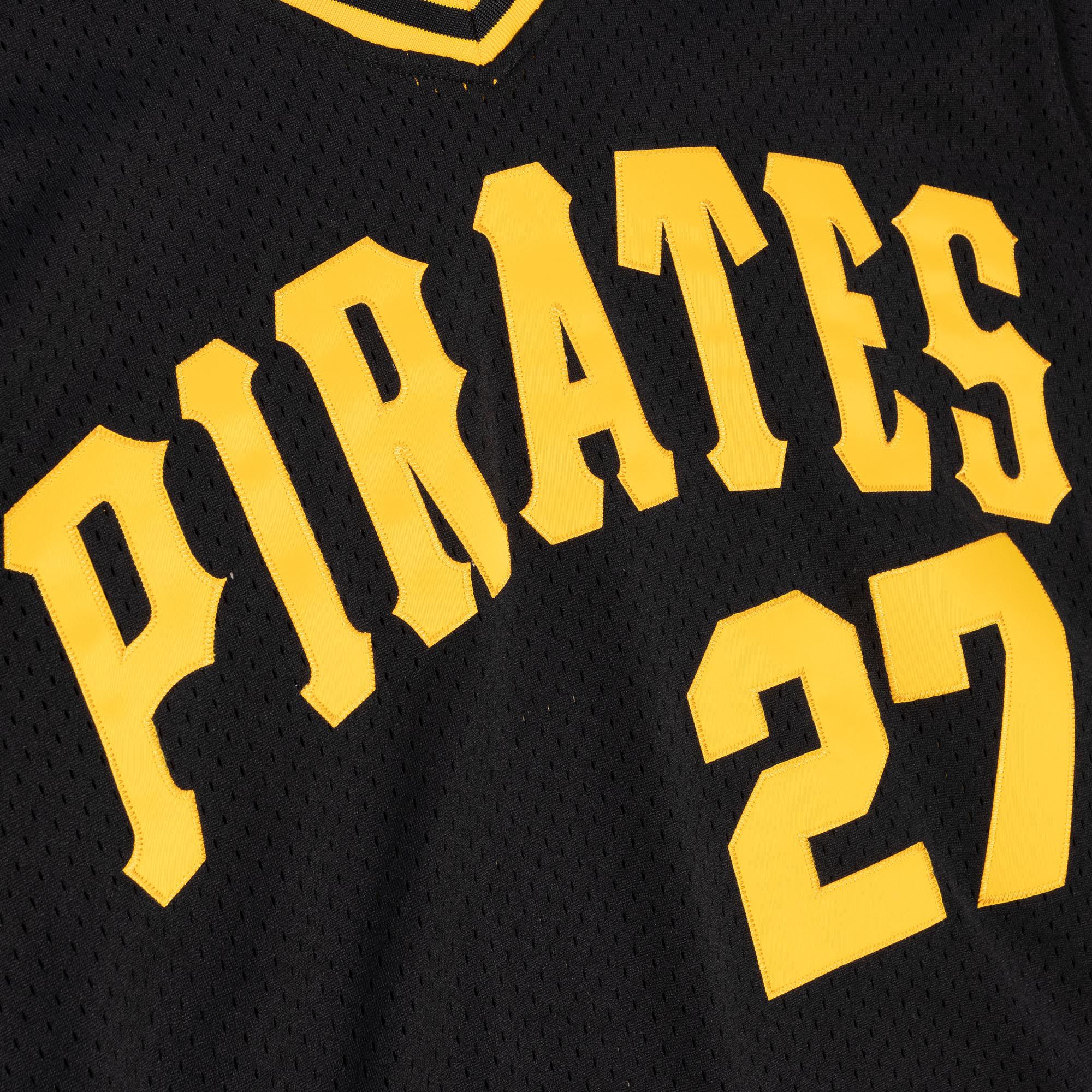 Mitchell & Ness Men's Pittsburgh Pirates Kent Tekulve #27 Black Mesh Alternate Jersey product image