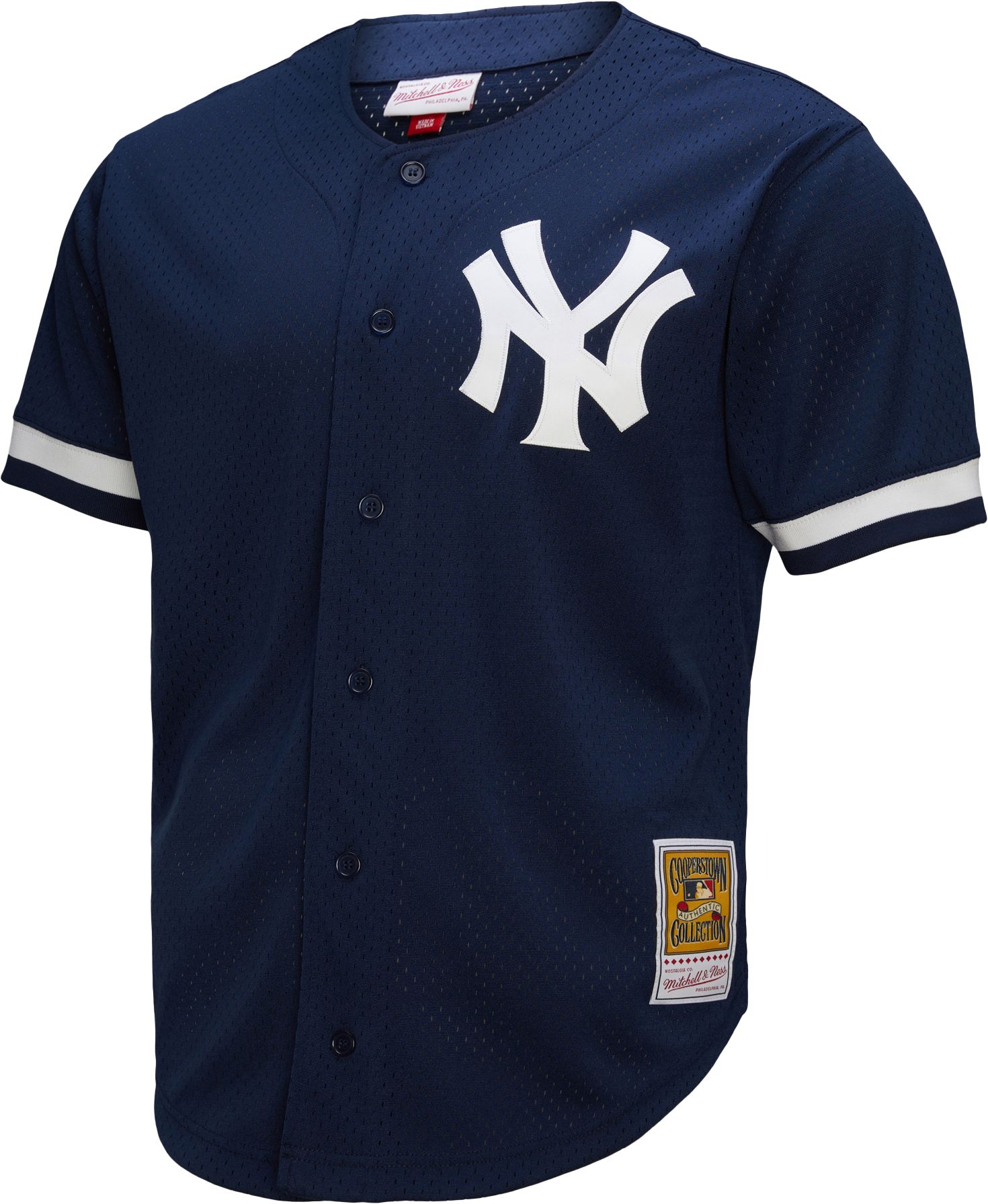 Mitchell & Ness Men's New York Yankees Bernie Williams #51 Navy Batting Practice Alternate Jersey product image